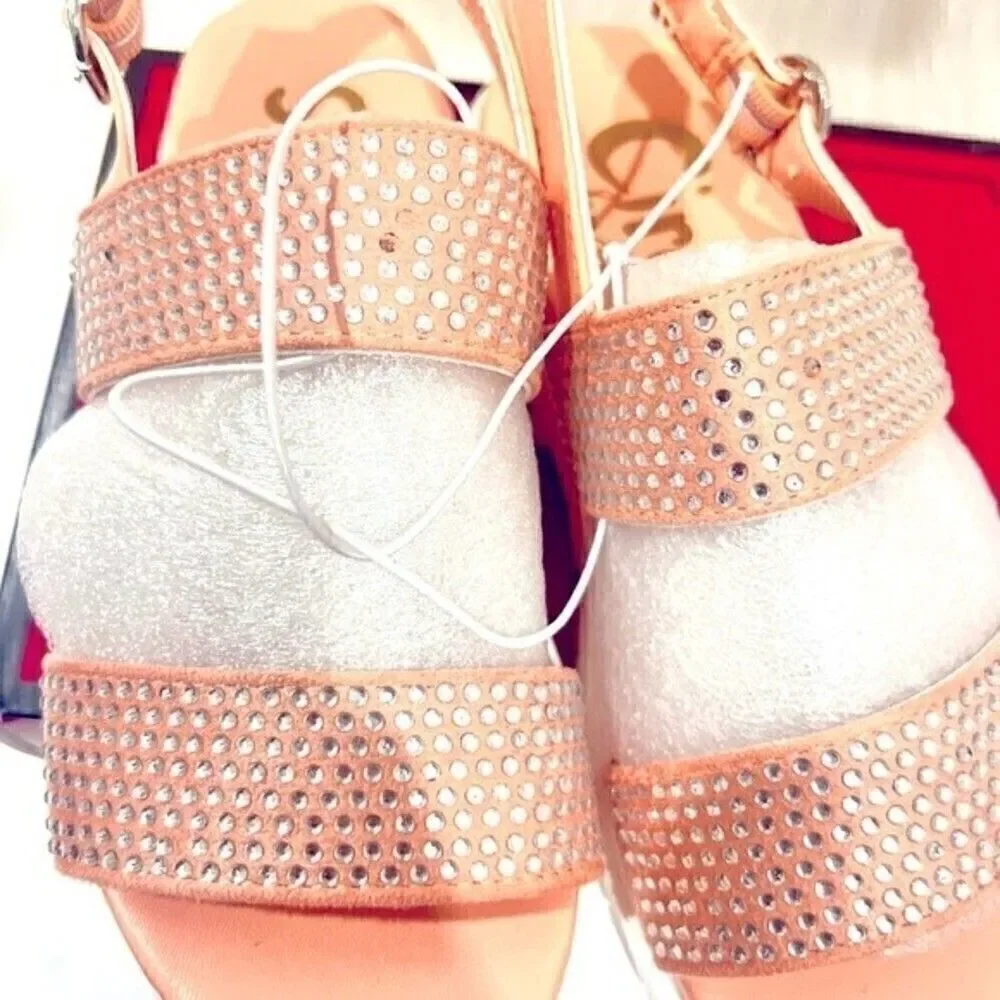 Circus Sam Edelman blush Narcissa Jaz Ankle-Strap Sandals shoes little girl sz 3